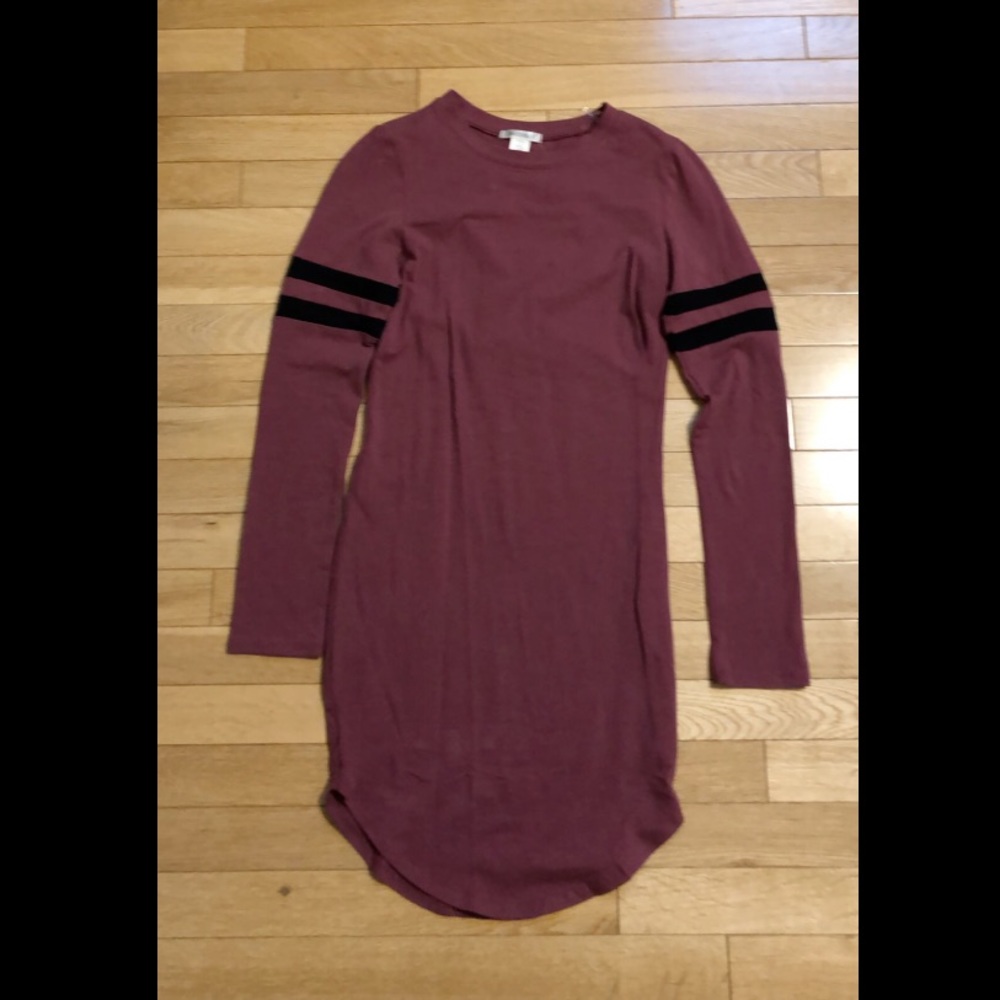 Dark pink bodycon dress